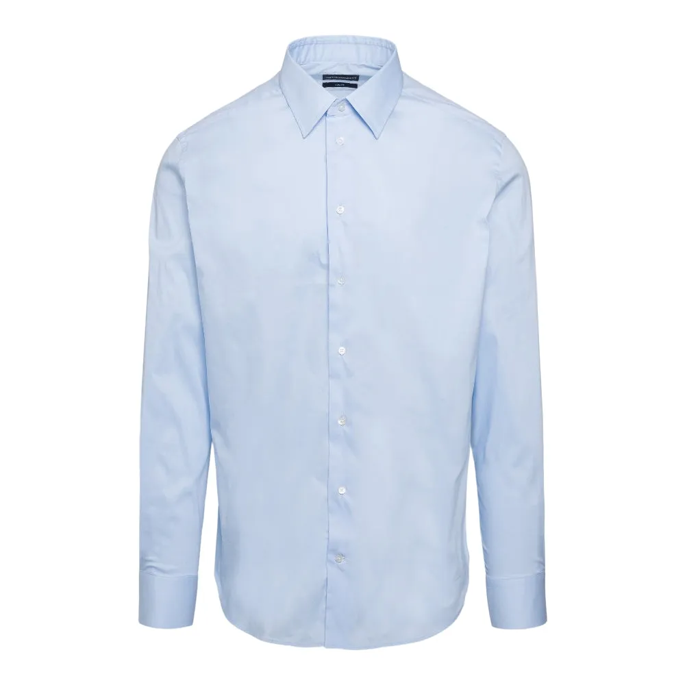 Camicia azzurra classica