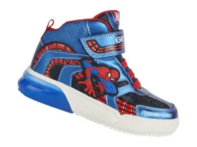 GEOX SCARPE CON LUCI SNEAKERS BAMBINO JUNIOR INVERNO J269YC 011CE C4226  GRAYJAY BOY BLU NAVY - ROYAL BLU