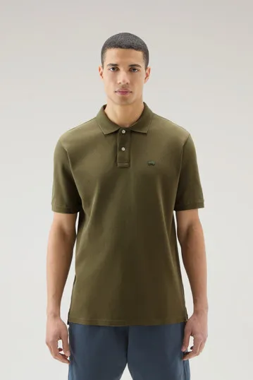Polo in piquet di puro cotone                                                                                                   