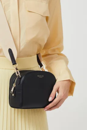 Radley London - Arden - Nero a tracolla piccola a mezzaluna con zip - Borsa