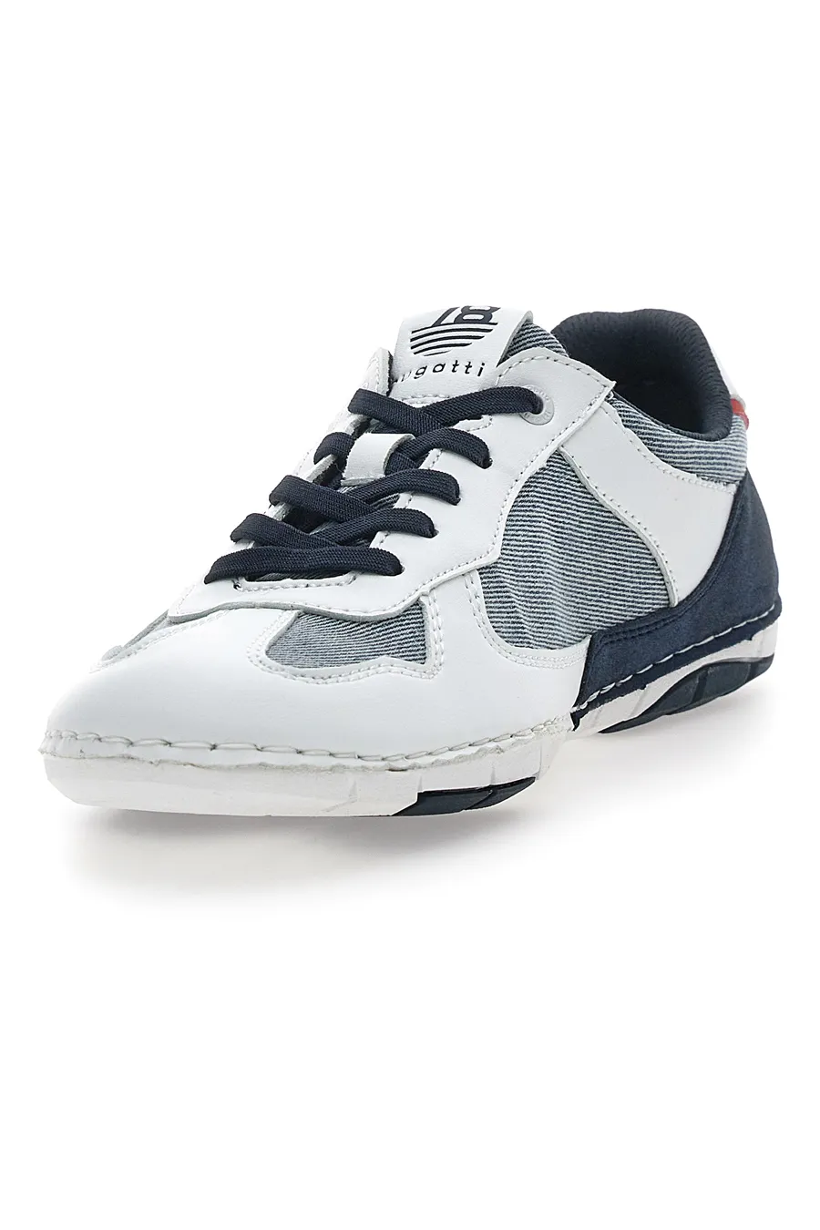 Scarpe Stringate Bianche/Blu Bugatti 325706