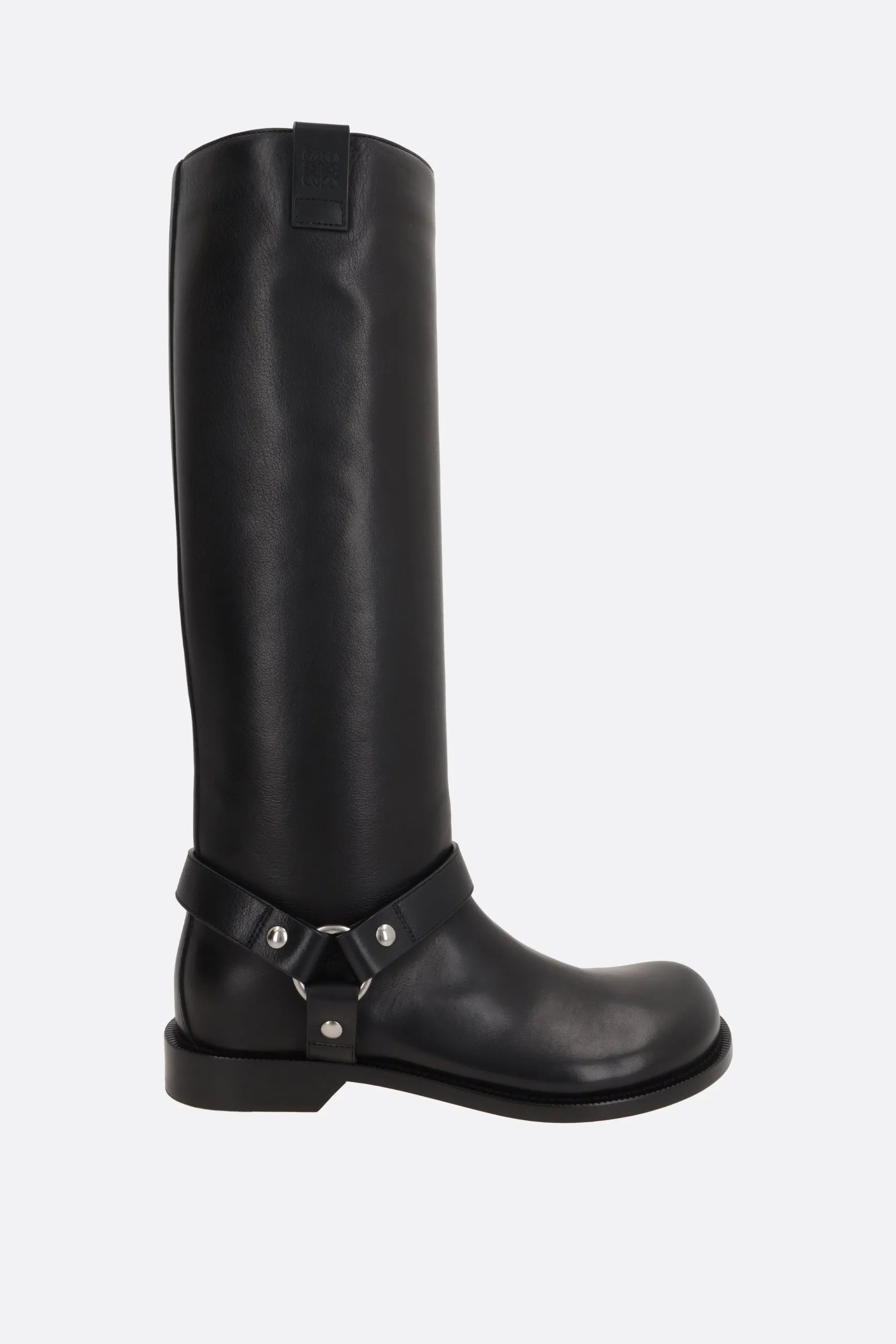  stivale Campo Biker in pelle liscia  