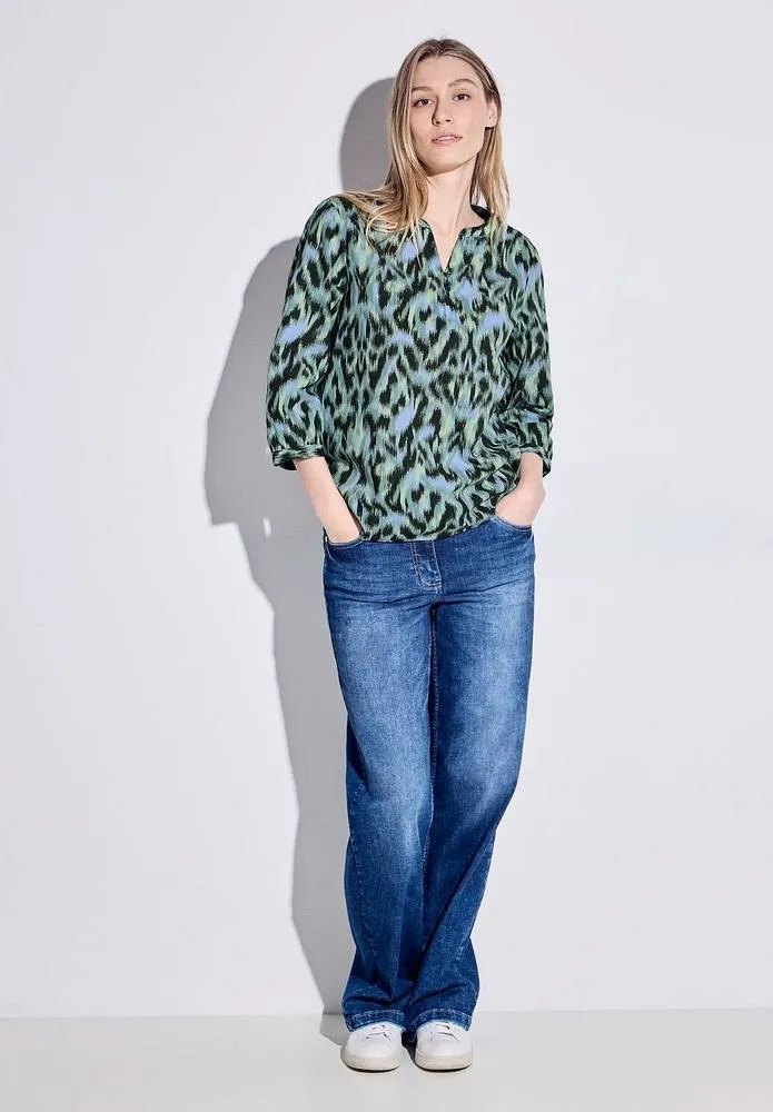 TOS Printed Light Cotton Blouse - Camicia
